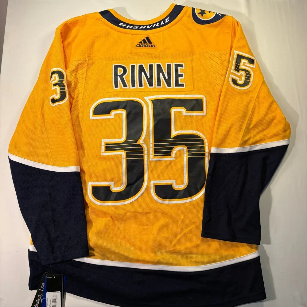 Adidas NHL Nashville Predators Authentic Jersey Pekka Rinne Mens Size 50 NEW NWT